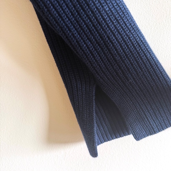 NWT Rails Sanna Sweater Women’s XL Navy Merino Wool Eco Minimalist Luxe Classic - Picture 6 of 10